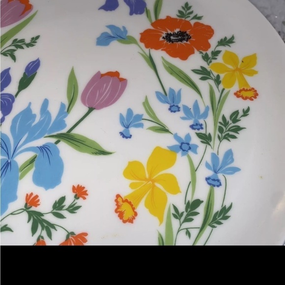 Heinrich Germany Sigma Primavera Pedestal Cake Stand Vibrant Spring‎ Floral - Picture 6 of 6